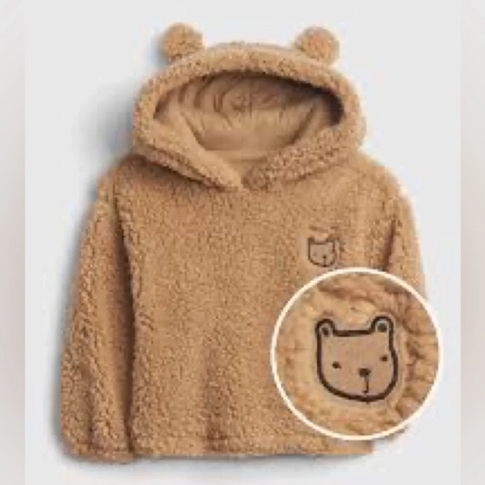 NWT GAP Brannan Bear Sherpa Hoodie